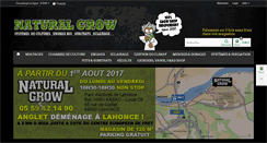 Desktop Screenshot of naturalgrow.fr